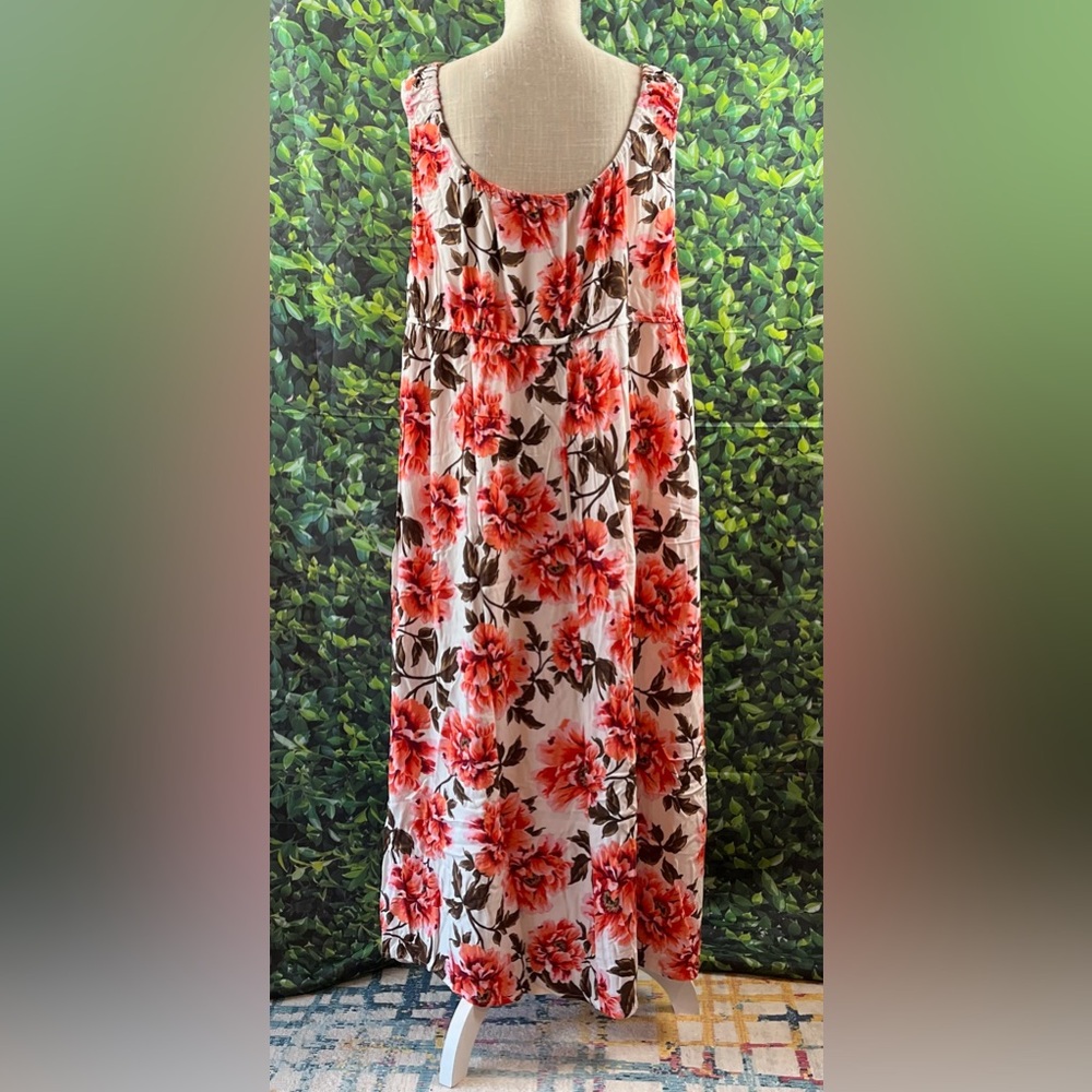 Old Navy Size:3X Women Sleeveless Floral Long Dress Lightweight Super Cute! - Picture 9 of 9